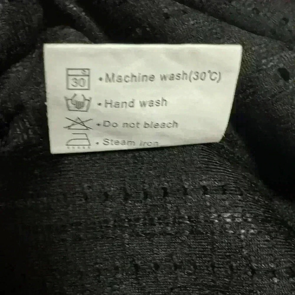 XXL LIOFER Women Top Black & Tan Trim Poly Spandex A1 - Picture 4 of 5